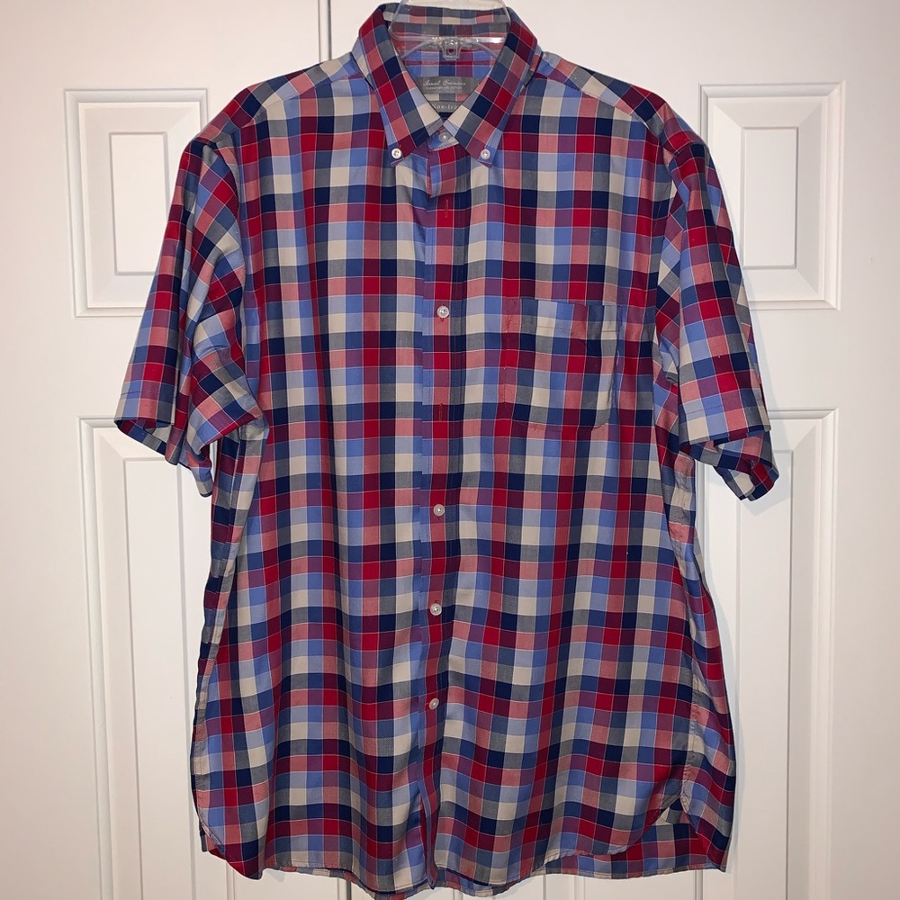 EUC Daniel Cremieux Short Sleeve Shirt Size L.